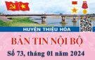 Bản tin nội bộ huyện Thiệu Hóa tháng 01 năm 2024