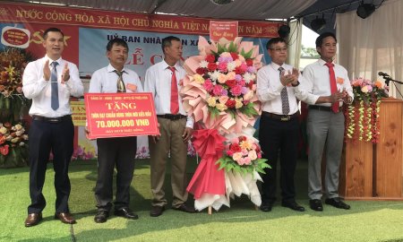 Xã Thiệu Hoà tổ chức Lễ công bố quyết định công nhận thôn Thái Hanh đạt chuẩn thôn NTM kiểu mẫu năm 2023