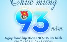 Kỷ niệm 93 năm Ngày thành lập Đoàn TNCS Hồ Chí Minh (26/3/1931 - 26/3/2024)